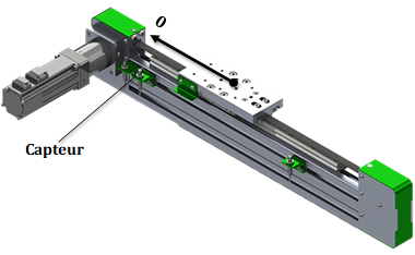 Pilotage d'un axe via modbus