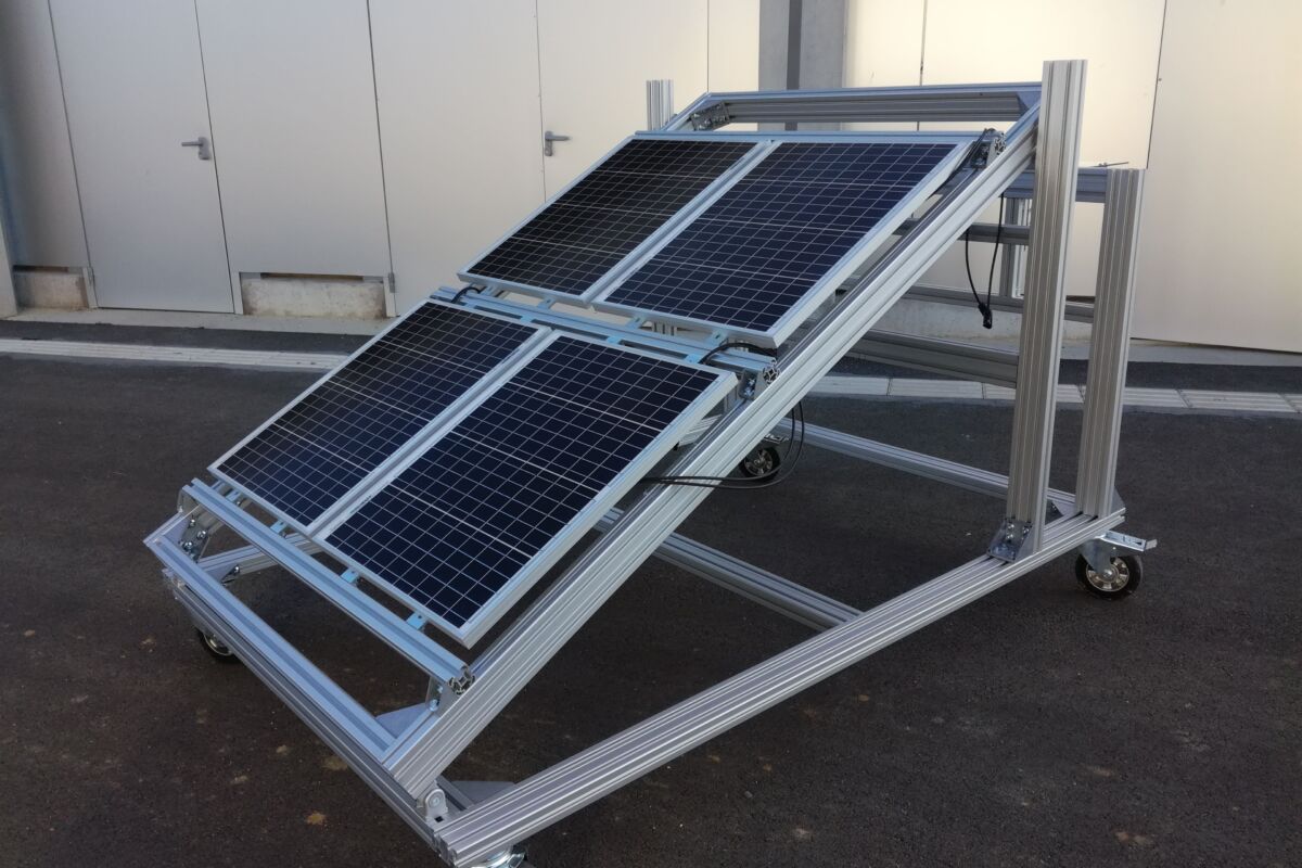 Support für mobile Solarzellen